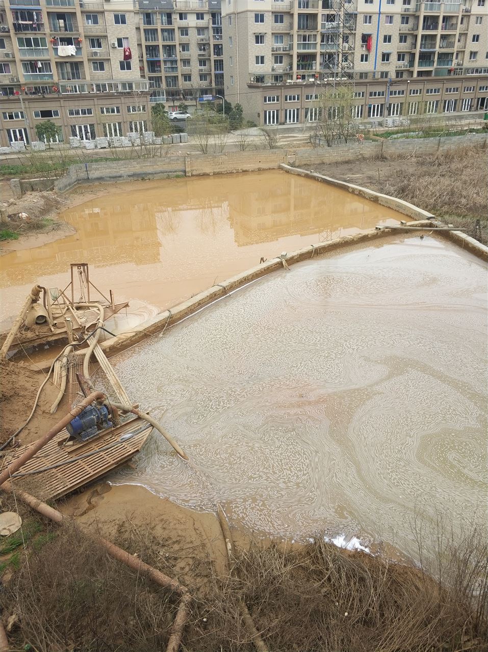 东昌沉淀池淤泥清理-厂区废水池淤泥清淤